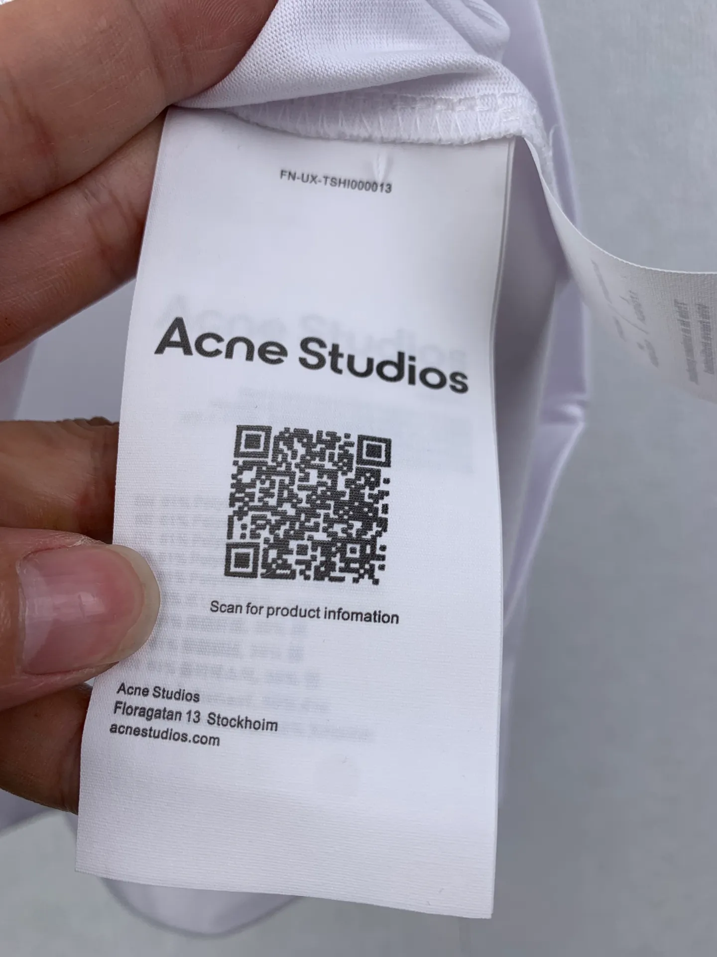 Acne Studios 26SS Authentic 2600 ， ，1*1 ， ， ， 1：1 ， Size：S M L XL